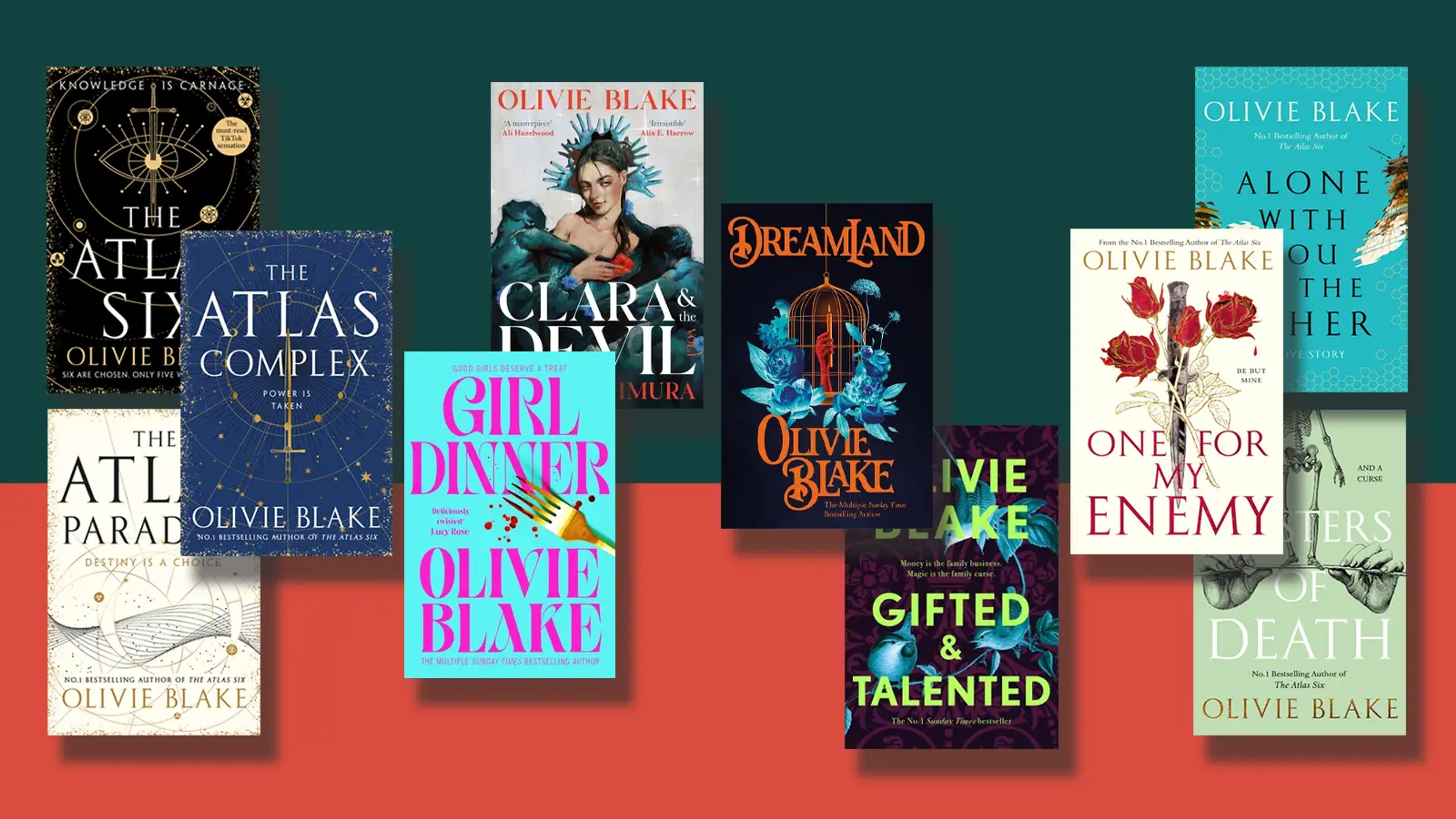 The Atlas Six & Olivie Blake's standalone books in order - Pan